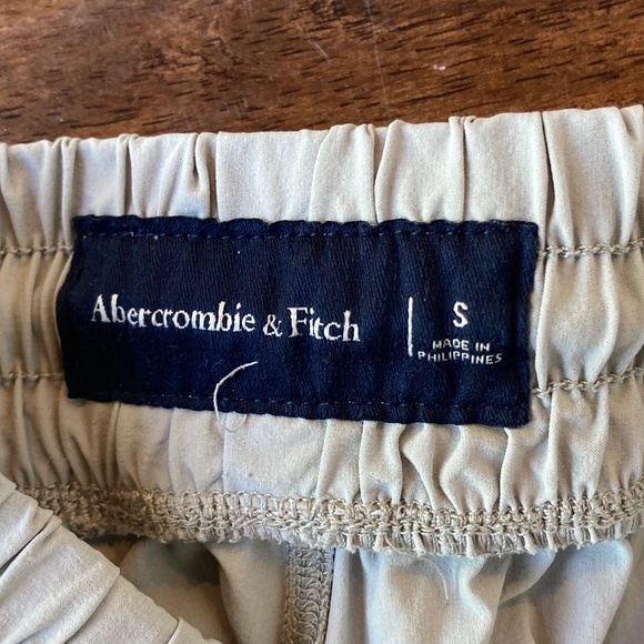 Abercrombie & Fitch Grey High-Rise Athletic Shorts Small Drawstring - Picture 3 of 8